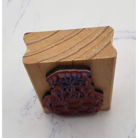 Birthday Celebration Party Balloons Wood Mounted Rubber Stamp - Picture 2 of 7